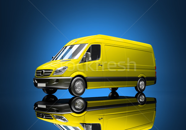 Delivery truck icon Stock photo © Supertrooper