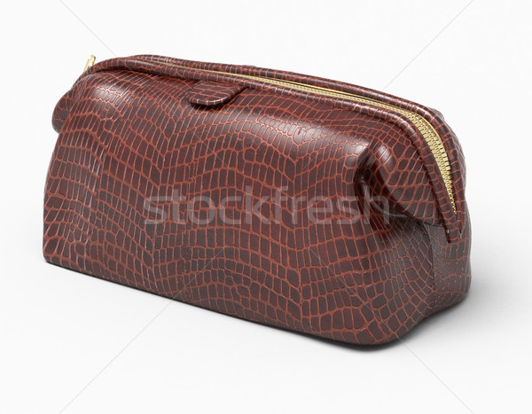 Leather clutch isolated Stock photo © Supertrooper