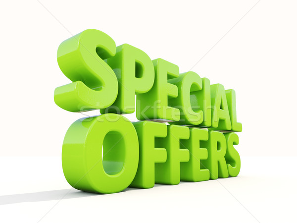 Stock photo: 3d Special offers