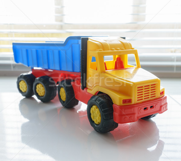 Toy Dump Truck Close up Stock photo © Supertrooper