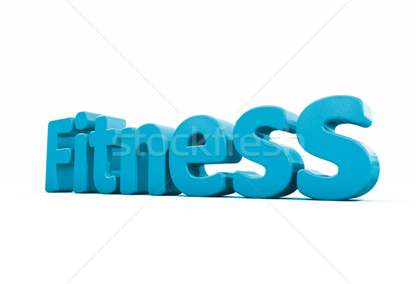3d word fitness Stock photo © Supertrooper
