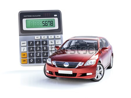 Car and calculator concept Stock photo © Supertrooper