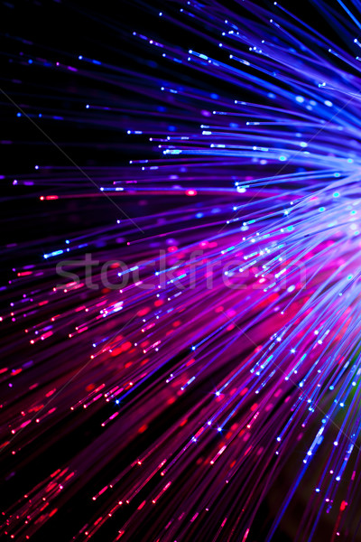 Optical fiber lighting Stock photo © Suriyaphoto