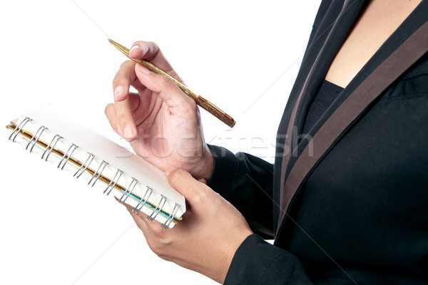 Business woman with Book Stock photo © Suriyaphoto