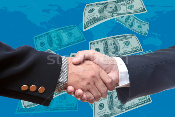 Hand of business man Stock photo © Suriyaphoto