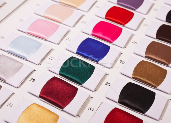Tkaniny kolor palety biały twórczej Zdjęcia stock © Suriyaphoto