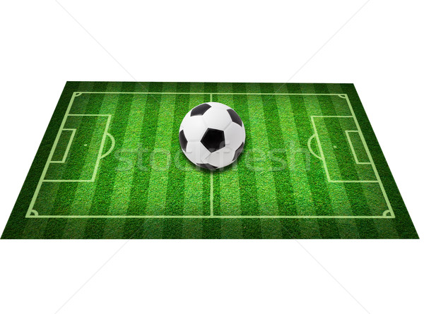 Effettivo erba verde campo di calcio calcio abstract foglia Foto d'archivio © Suriyaphoto