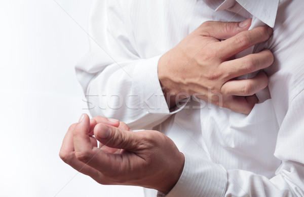 Szívroham üzlet szív egészség férfiak fájdalom Stock fotó © Suriyaphoto