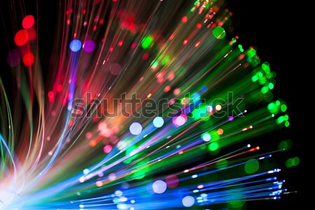 Optical fiber lighting Stock photo © Suriyaphoto