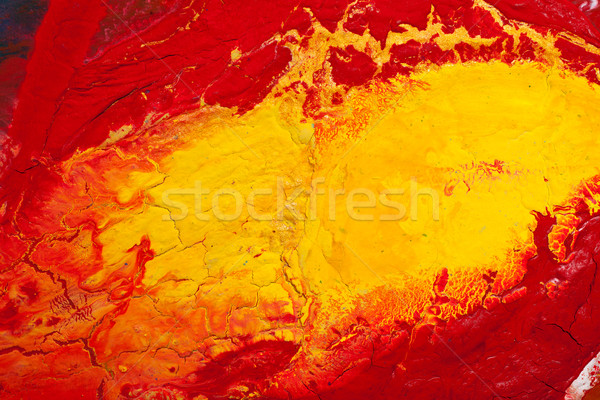 Soyut su renk arka plan turuncu kırmızı Stok fotoğraf © Suriyaphoto