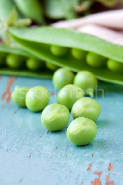 Angol zöldborsó friss cukor egészséges Stock fotó © susabell