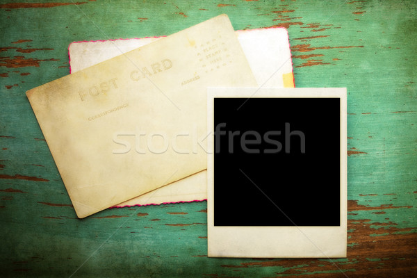 старые открытки бумаги Сток-фото © susabell