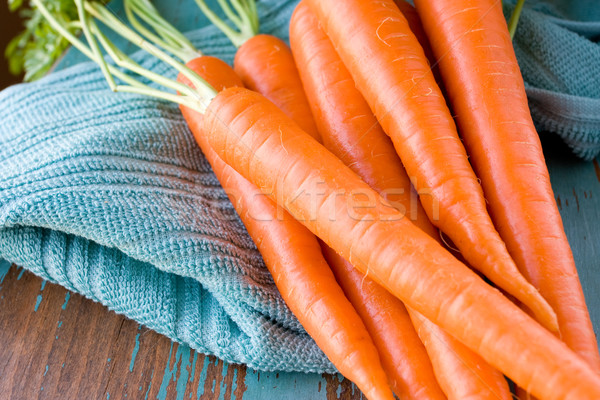 морковь продовольствие растительное свежие органический сырой Сток-фото © susabell