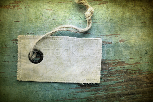 old vintage tag Stock photo © susabell
