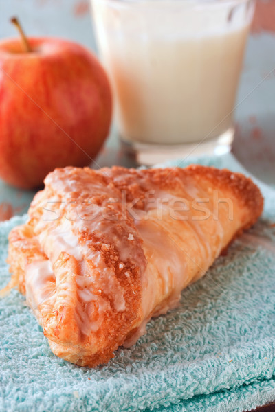 Apple pastry with milk Stock photo © susabell
