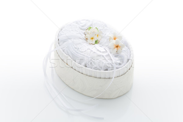 Box for rings Stock photo © svetography