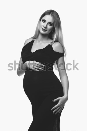 Stock photo: Beautiful pregnant woman