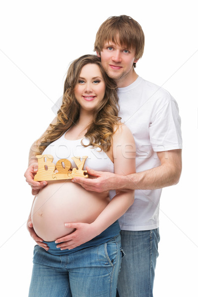 Couple expecting child Stock photo © svetography
