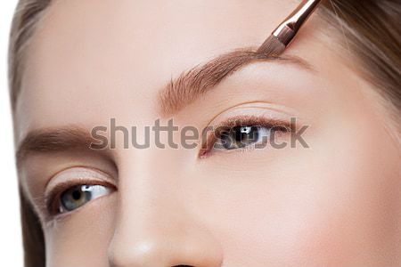 女性 眉毛 フォーム 美人 顔 美 ストックフォト © svetography