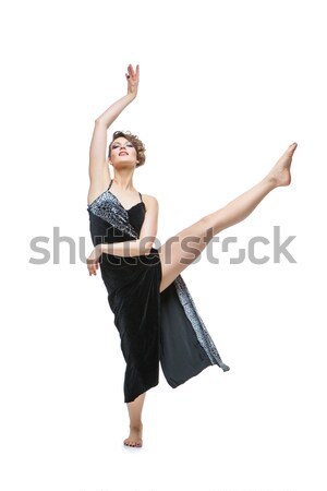 Ragazza ballerino tango abito bella Foto d'archivio © svetography