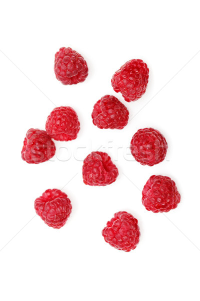 raspberry berries isolated on white Stock photo © svetography