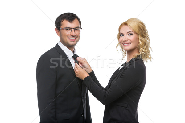 Businessman and woman Stock photo © svetography