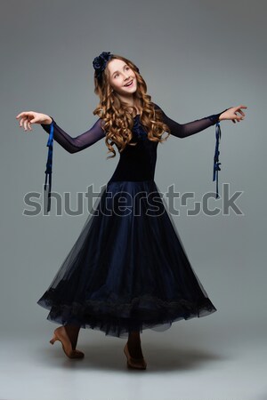 девушки танцовщицы танго платье красивой Сток-фото © svetography