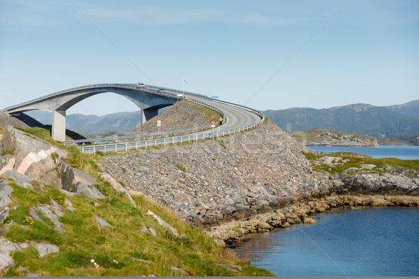 atlantic road bridge in Norway Stock photo © svetography