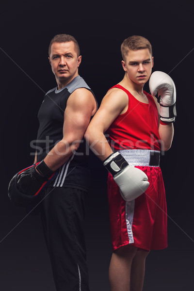 Jungen Boxer Trainer Teen Blau Stock Foto C Svetlana Mandrikova Svetography Stockfresh