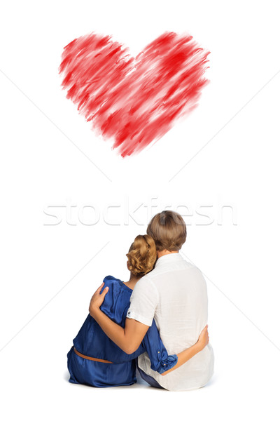 Romantic couple hugging Stock photo © svetography