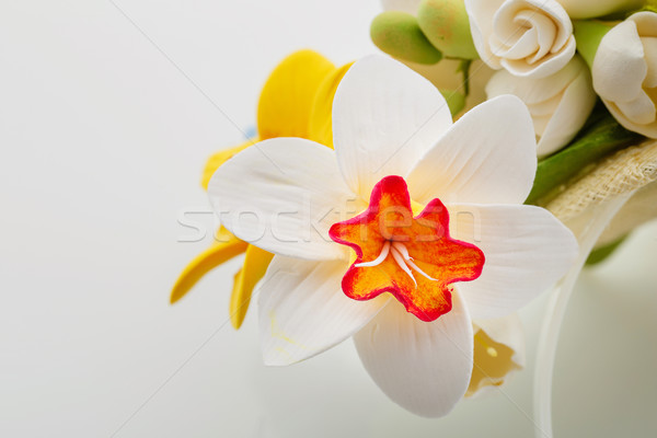 Belle fleur de printemps bouquet art argile [[stock_photo]] © svetography
