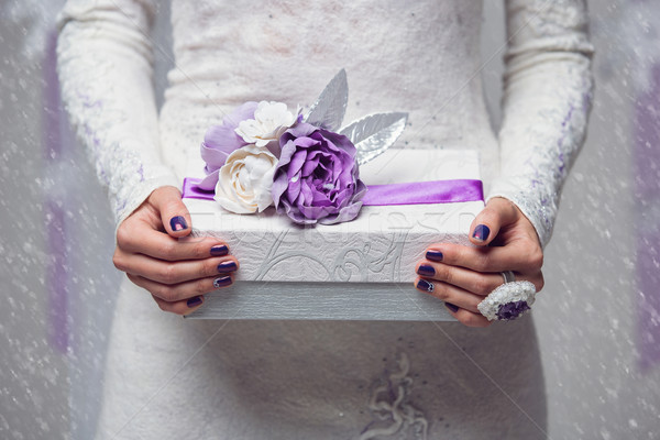 Small thank you gift at wedding reception Stock photo © svetography