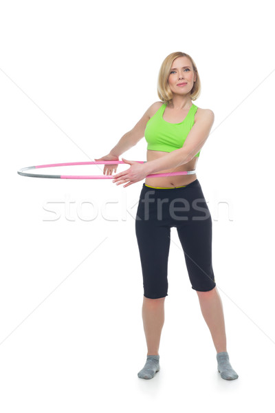 Belle femme sport exercice belle âge moyen [[stock_photo]] © svetography