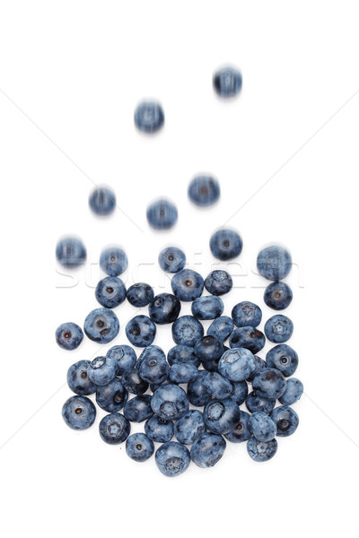 falling blueberry berries isolated on white background Stock photo © svetography