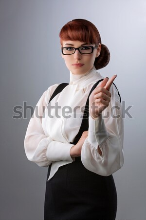 очки красивой модный блузка Сток-фото © svetography
