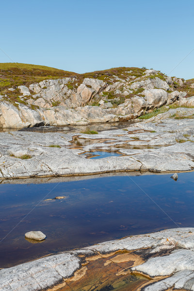 Frumos vedere norvegian în aer liber shot Norvegia Imagine de stoc © svetography