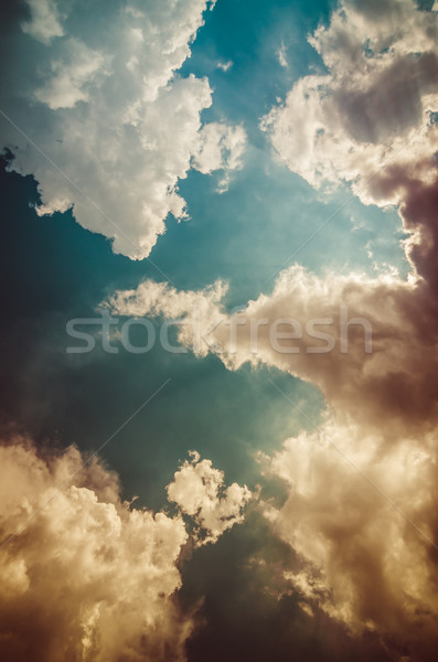 Nube luce cielo azzurro natura spazio Foto d'archivio © sweetcrisis