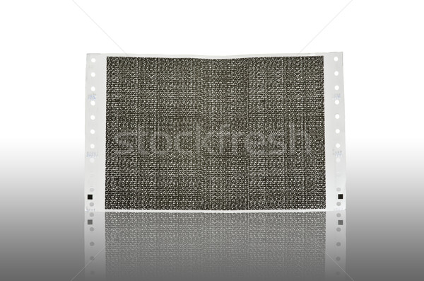 Illetmény cédula papír fizetés szén Stock fotó © sweetcrisis