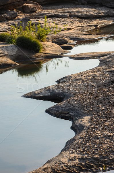 池塘 河 大峽谷 泰國 牆 性質 商業照片 © sweetcrisis