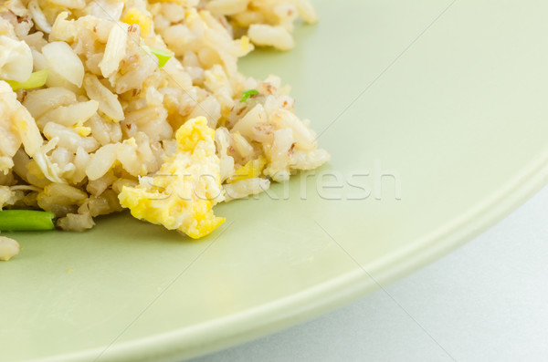 Rijst groene schotel asia voedsel Stockfoto © sweetcrisis