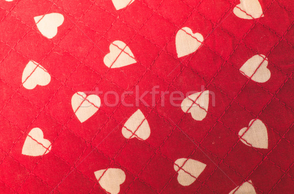 Hart kussen Rood zoete romantiek liefde Stockfoto © sweetcrisis