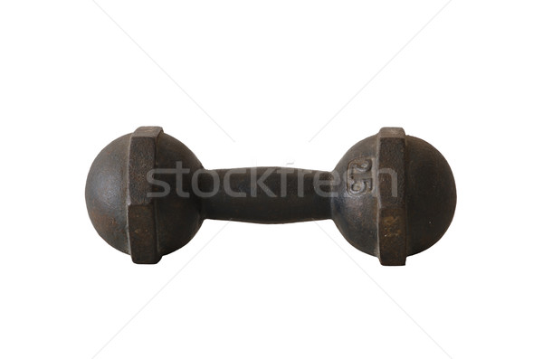 old dumbell isolated Stock photo © sweetcrisis