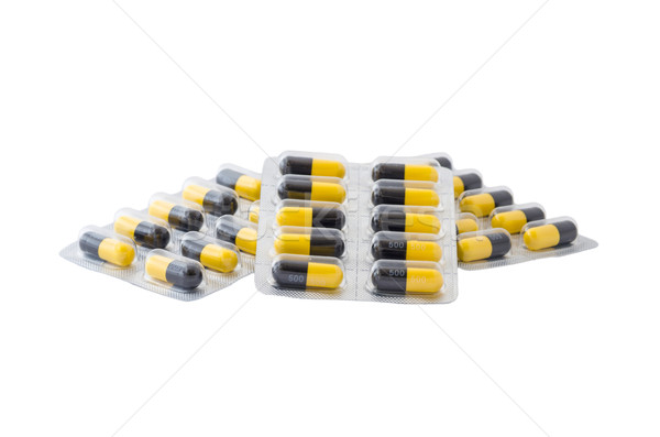 Black And Yellow Capsule Stock Photo C Peerasith Chaisanit