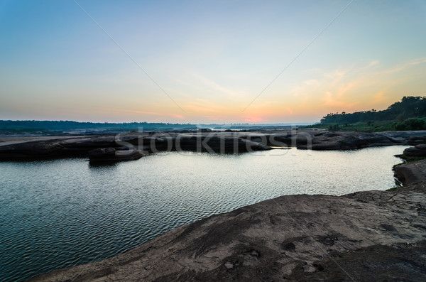 Staw rzeki Grand Canyon Tajlandia ściany charakter Zdjęcia stock © sweetcrisis