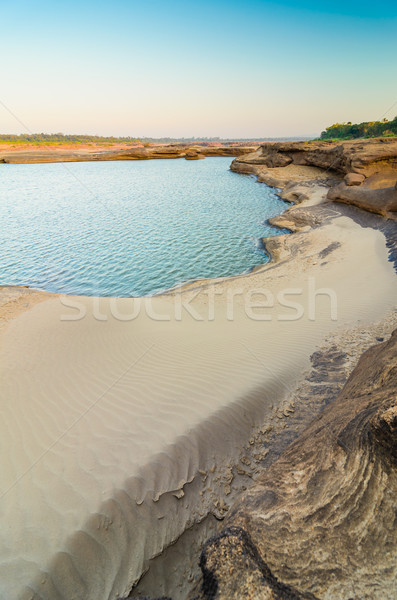 Sampanbok in Mekong River, Ubon Ratchathani, Thailand Stock photo © sweetcrisis