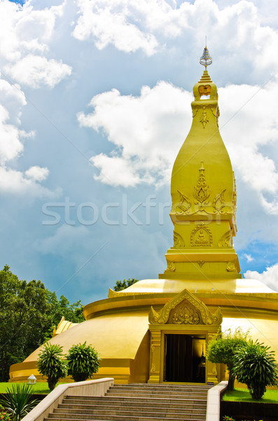 gold temple in Wat nong pah pong and blue sky Stock photo © sweetcrisis