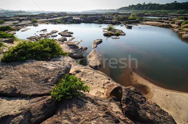 池塘 河 大峽谷 泰國 牆 性質 商業照片 © sweetcrisis