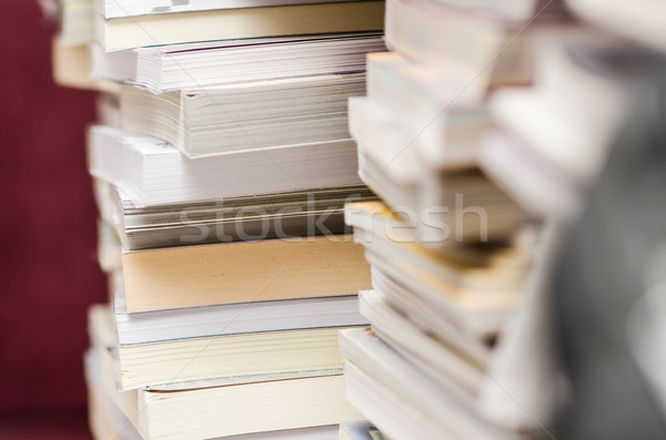 books in the library Stock photo © sweetcrisis
