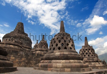 Borobudur temple in Indonesia Stock photo © swisshippo