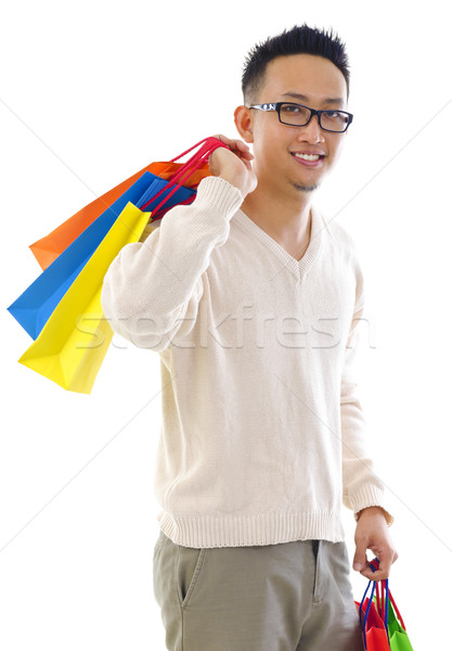 Stock photo: Man shopper